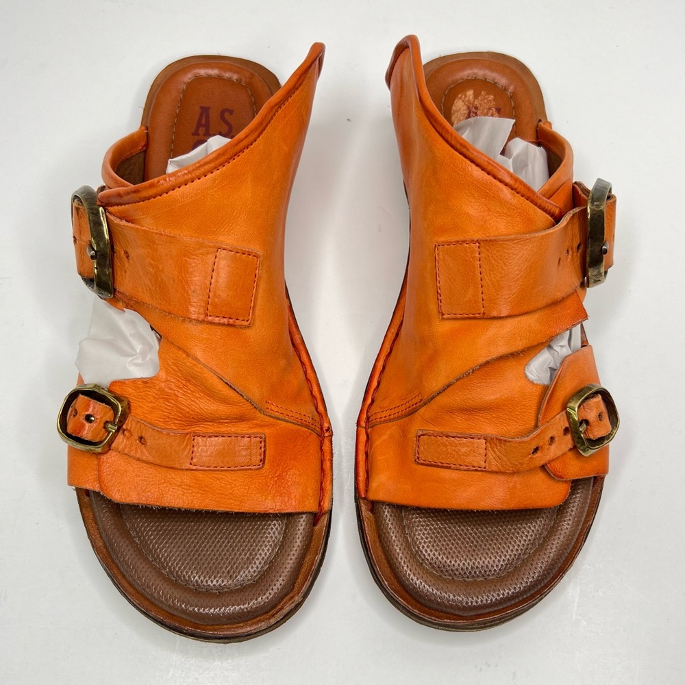 A.s. 98 Tavon Sandals in Orange Size EU 40 - Picture 5 of 16
